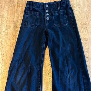 GAP Kids High Stride Ankle Black Jeans